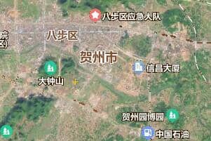 贺州市地图